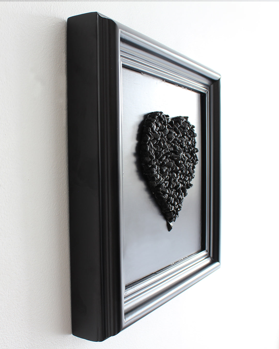 Black Tourmaline & Hematite Heart