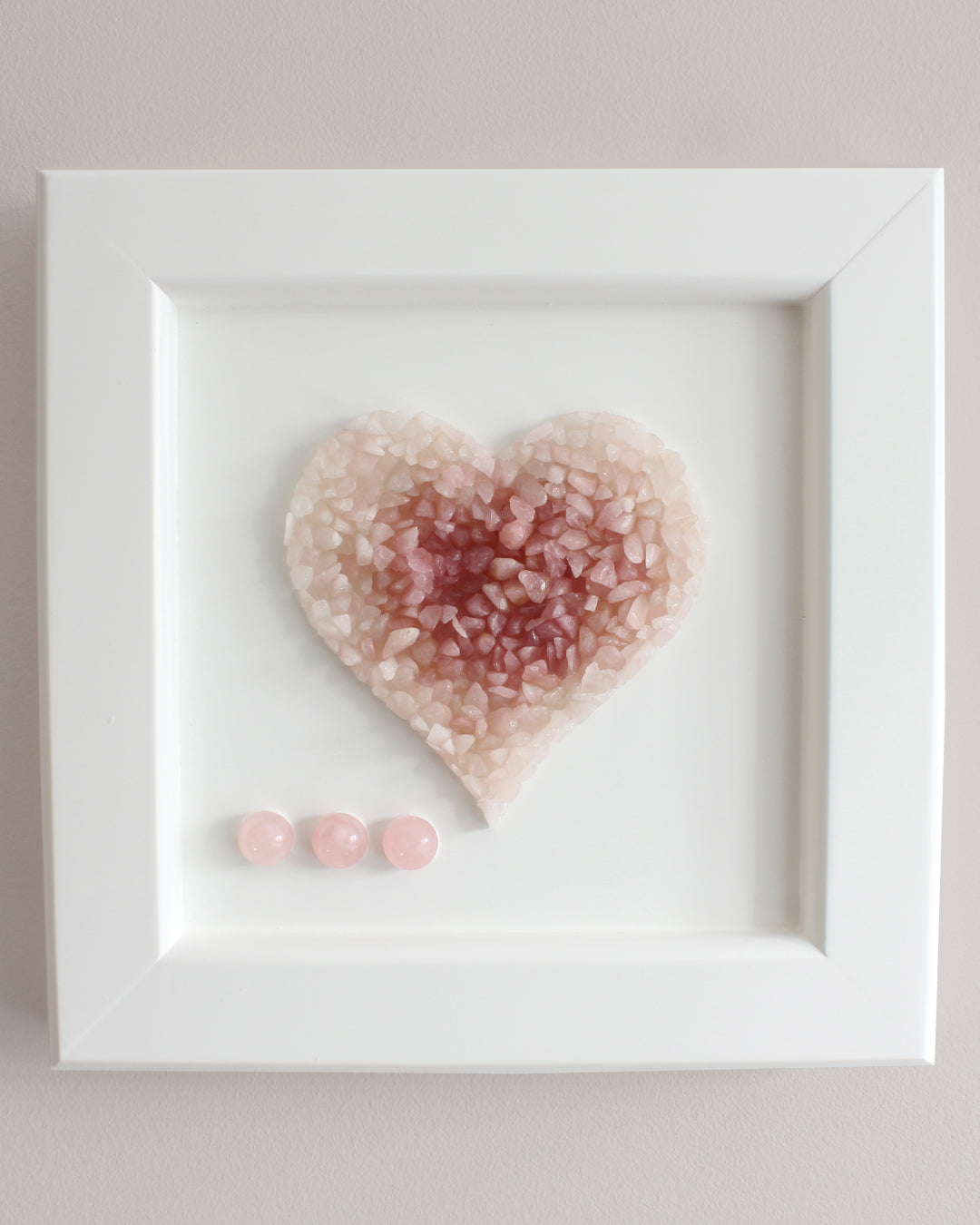 Rose Quartz Heart