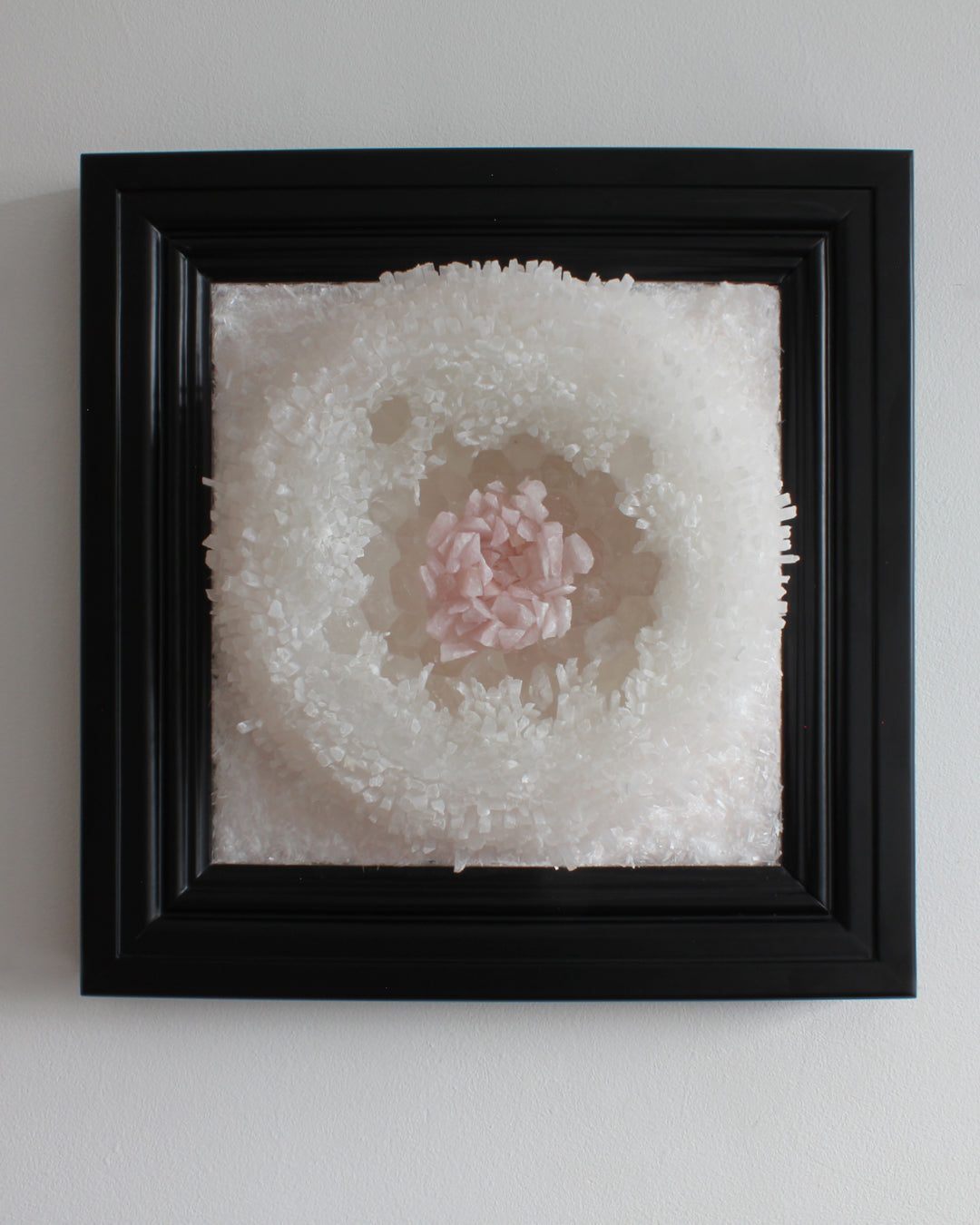 Selenite Rose Quartz Wall Decor