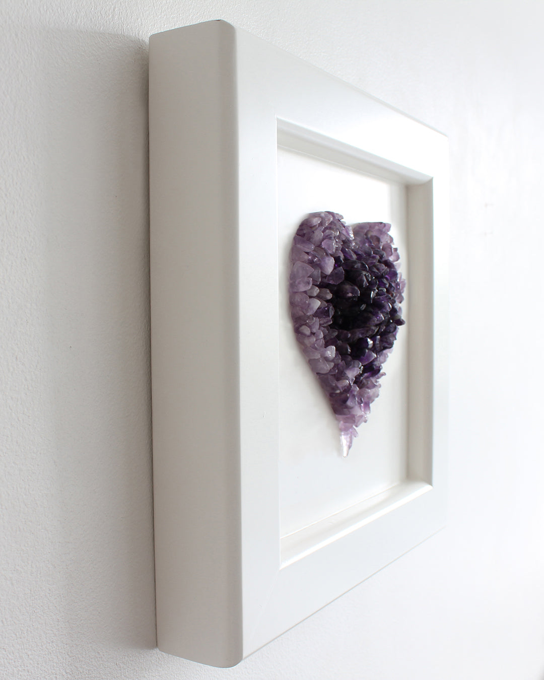Amethyst Heart Wall Decor