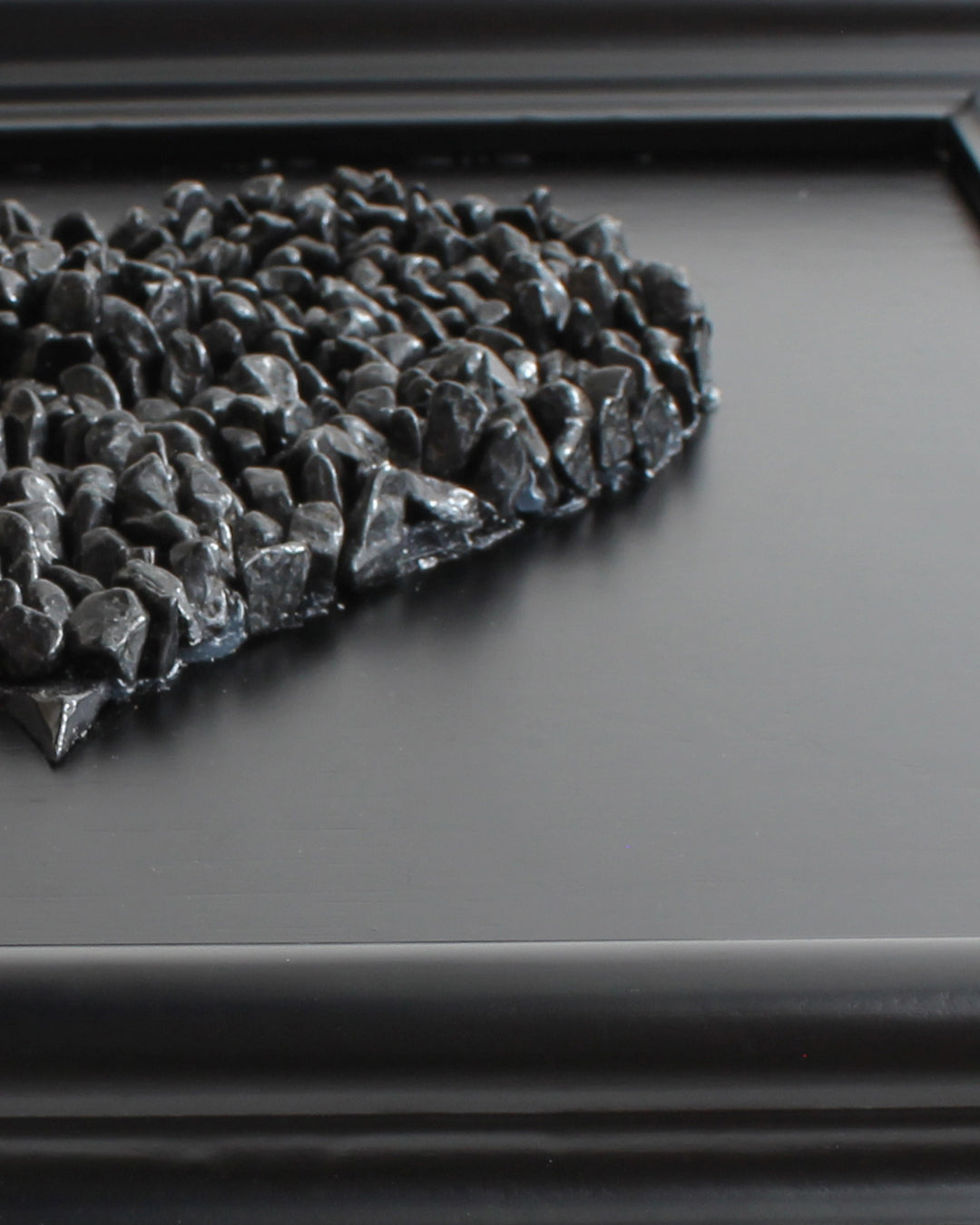 Black Tourmaline Heart Wall Decor