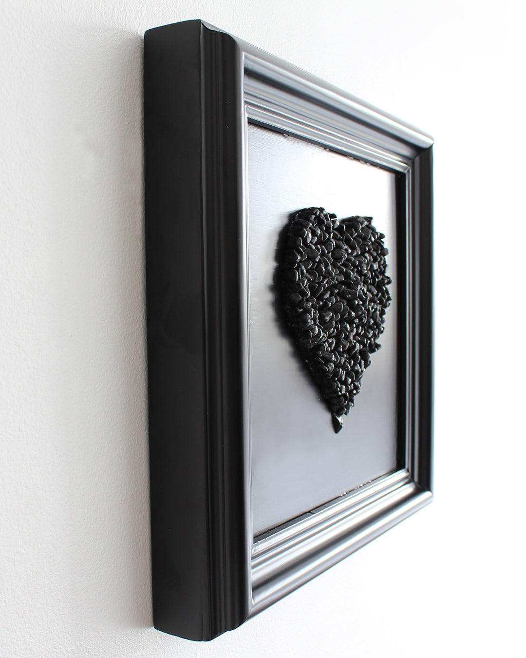 Black Tourmaline Heart Wall Decor